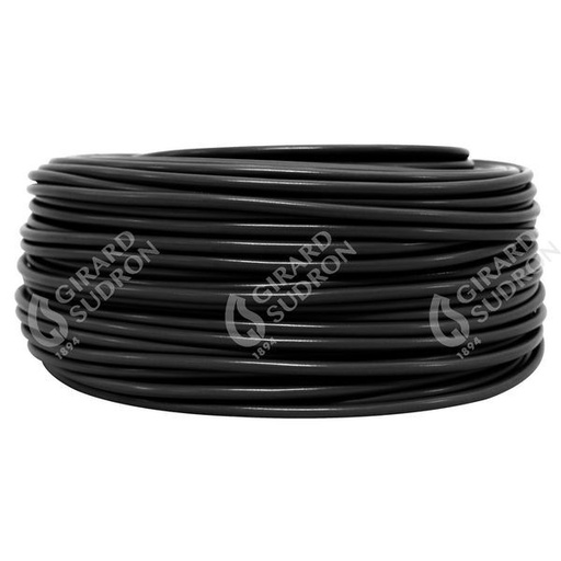 [GS235841] Câble rond dble isol.2x0,75 noir (cr 100m) 235841