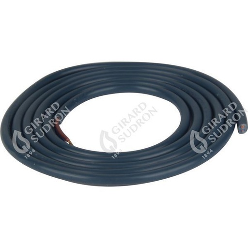 [GS302202] Câble pvc rond 2 x 0.75mm² l.2m bleu de prusse 302202