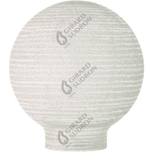 [GS18440] Globe d.80 strie blanc p de vis 31,5mm 18440