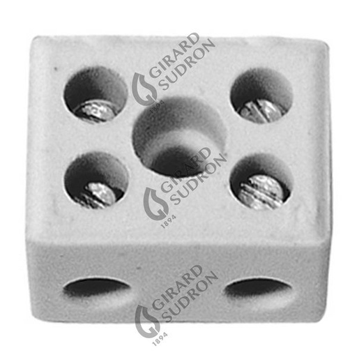 [GS260120] Domino 2 bornes 23 x 17,5 x 15 mm section 2,5mm2 3 260120