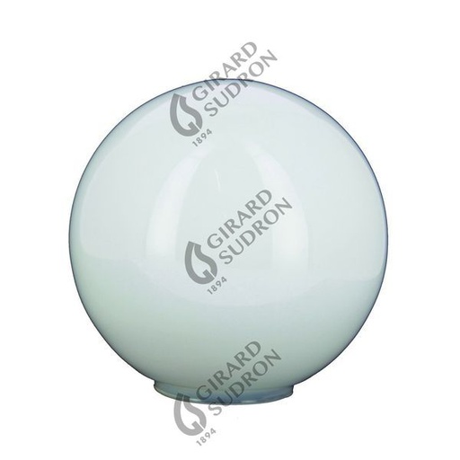 [GS744495] Globe opale brillant ø 100 mm h. 100 mm col. 50 mm 744495