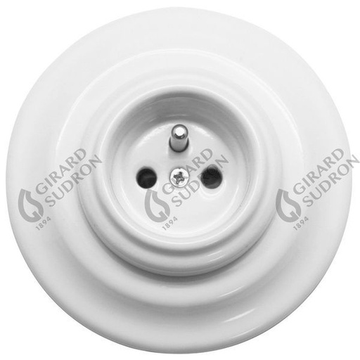 [GS200604] Retrocharm socket porcelain white 200604