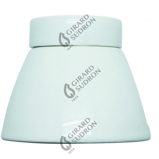 [GS300200] Applique porcelaine e27 conique blanc 300200