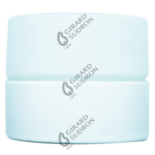 [GS300250] Applique porcelaine g9 hublot av. verrerie opaline 300250