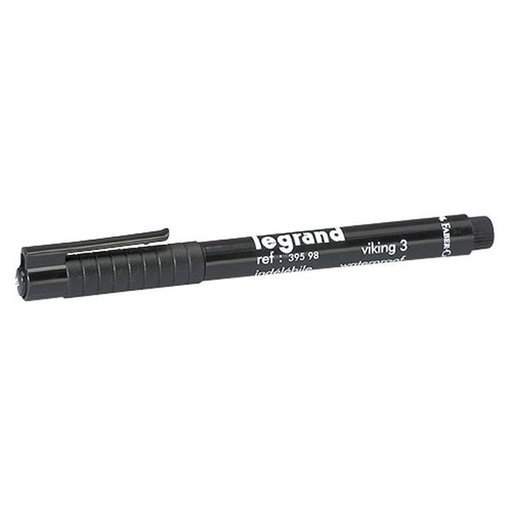 [LEG039598] Stylo Feutre Noir Indélébile Pour Repérage legrand 039598