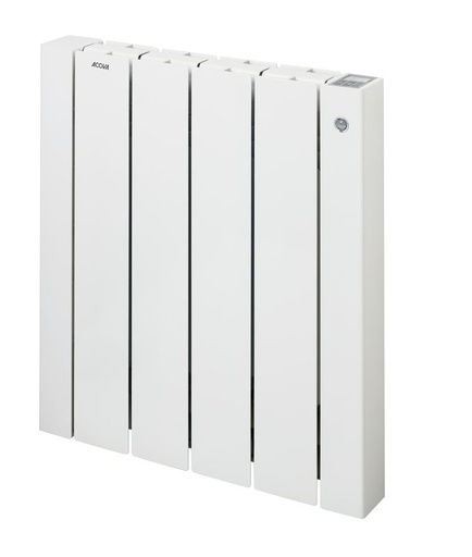 [ACOVA-TAMH-050-053/CF] Acova - Volga Plus EL, Régul.digitale+oeil NF, Blanc RAL 9010, 500W, - TAMH-050-053/CF