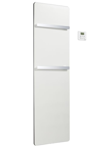 [ACOVA-TGP-125-040/GF] Acova - Plume EL commande RF, Blanc RAL 9016, 350W , H 1250 mm / L 4 - TGP-125-040/GF