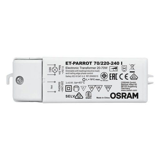 [OSR111593] Et parrot 70/220-240 i transformateur électronique pour lamp - 111593