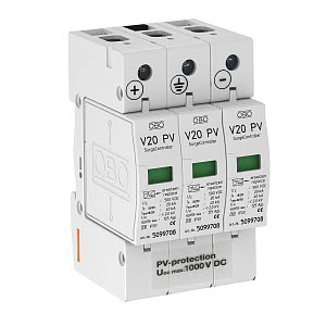 [OBO5094608] Parafoudre type 2 pour PV V20-C 3-PH-1000 5094608