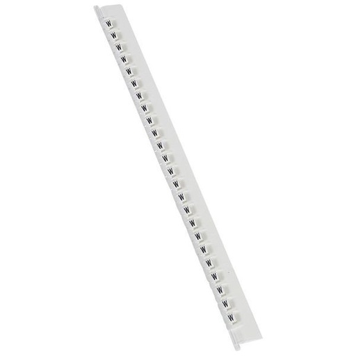 [LEG037848] Memocab Lettre W L=2,3 legrand 037848