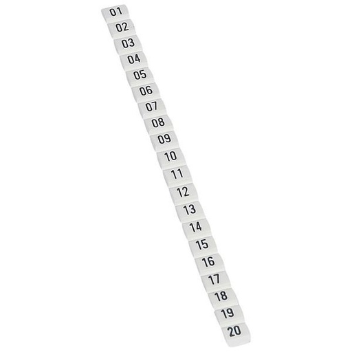 [LEG038150] Repere O A 20 Sur Fon Blanc Cable 0,5/1,5Mm2 legrand 038150