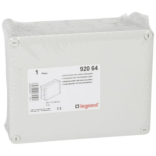 [LEG092064] Boîte De Dérivation Rectangulaires Pour Presse-Étoupe Plexo legrand 092064