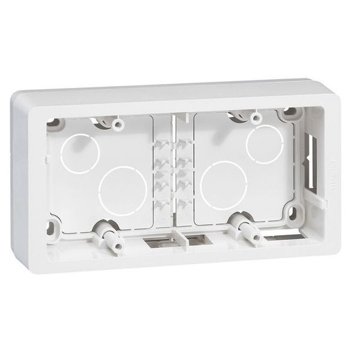 [LEG080242] Cadre Saillie Céliane 2 Postes Horizontal Ou Vertical Blanc legrand 080242