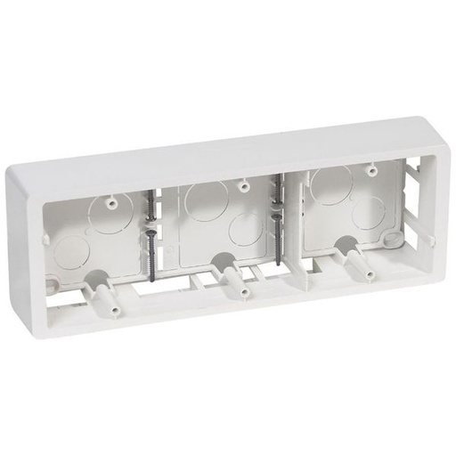 [LEG080243] Cadre Saillie Céliane 3 Postes Horizontal Ou Vertical Blanc legrand 080243