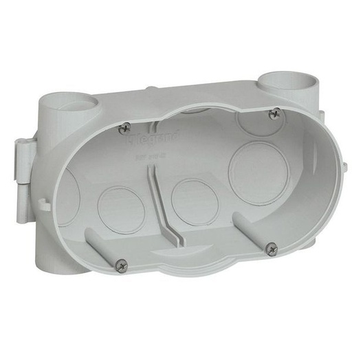 [LEG081942] Boîte Universelle Associable Batibox Pour Béton 2 Postes P legrand 081942