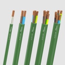 Câble De Sécurité Fr-N1 X1G1-U- 2X6 mm2 Vert Sans Halogène - Prix au mètre