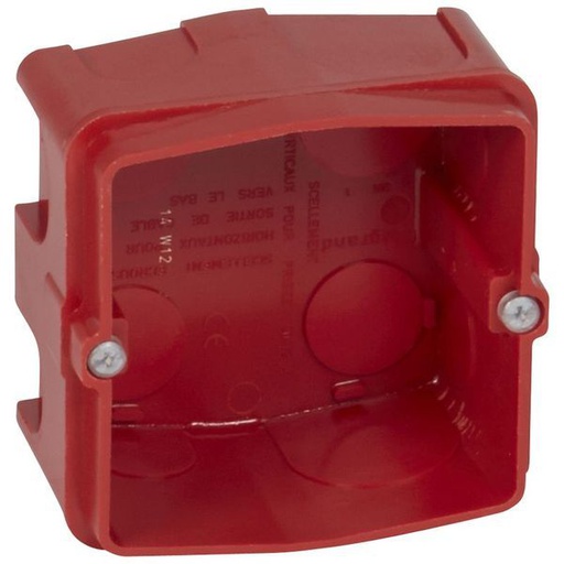 [LEG080185] Boîtes Batibox Maçonnerie Pour Prise 20A Et 32A 1 Poste Pr legrand 080185