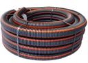 GAINE PE 450N NOIRE 4 BANDES ROUGES Ø160 - couronne 25M