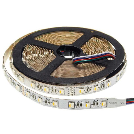 [OPT-4482] 5m Ruban Led Rgbww 60L/M 24V 12Mm 16W/M 1600Lm/M Ip20 4482