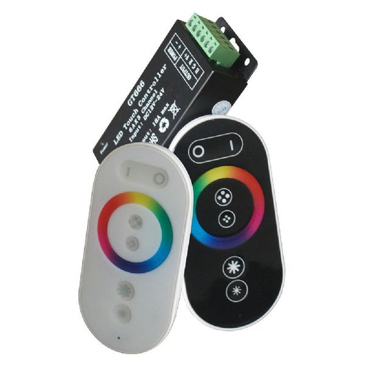 [OPT-6314] Télécommande Led Strip Rgb Mini 216W 18A - Touch Controller Noir 6314