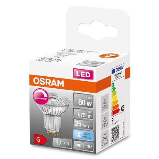 [OSR453661] LED SuperStar PAR16 80 dim 36° 8,3W/940 GU10 - 453661