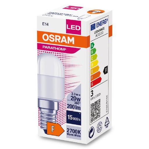 [OSR620254] Osram LED Parathom T26 20 Dépolie 827 E14 2,3W - 620254