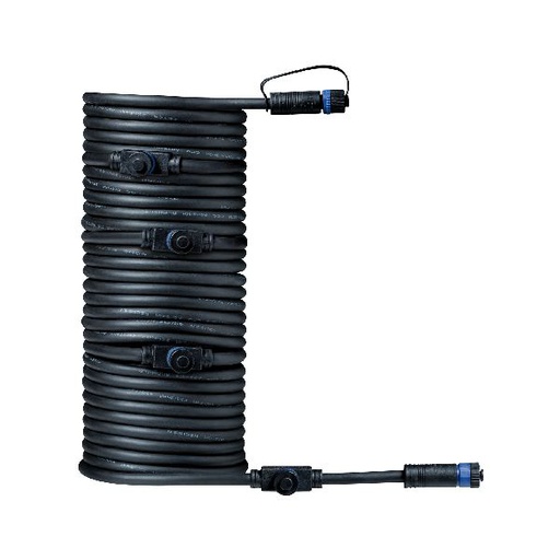 [PAU93930] Outd Plug &amp; Shine Câble 10m 1 in-5 out IP68 2x1,5qmm H07RN-F noir