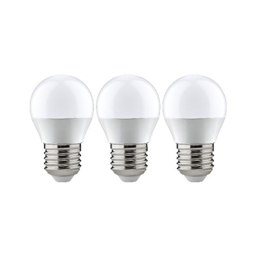 [PAU28578] Kit de 3 LED sphé 3,5W E27 230V 2700K