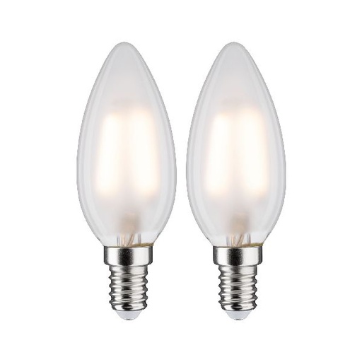 [PAU28636] LED filament flamme x2 250lm E14 2700K dépoli 3W 230V