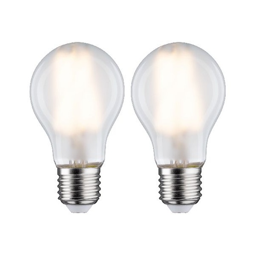 [PAU28642] LED filament x2 STD 806lm E27 2700K dépoli 7W 230V