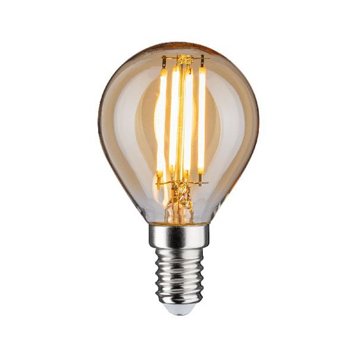 [PAU28712] LED sphérique 430lm E14 4,7W Doré gra 2500K 230V