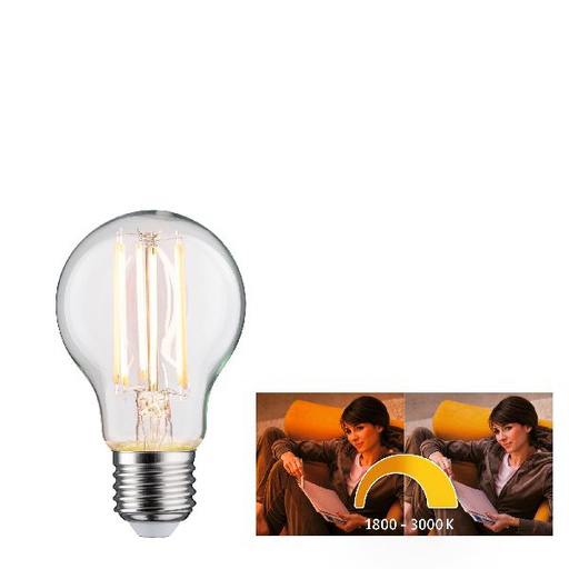 [PAU28776] LED fil STD 806lm E27 7W dim to warm 1800-3000K 230V