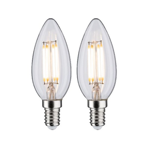 [PAU28788] LED Fil flamme x2 470lm E14 2700K Clair 4,5W 230W