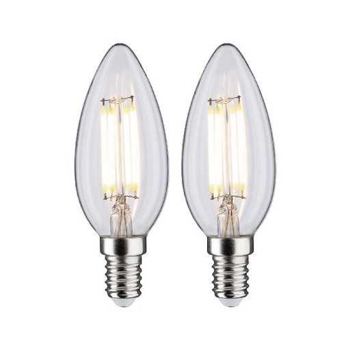 [PAU28916] Flammes LED Fil x2 470lm E14 4000K Clair 4,5W 230V