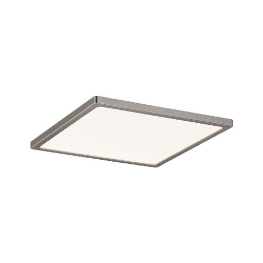 [PAU92952] Kit pan enc Areo carré IP23 LED 1x12W 3000K 230V 180x180mm Nickel mat/plast