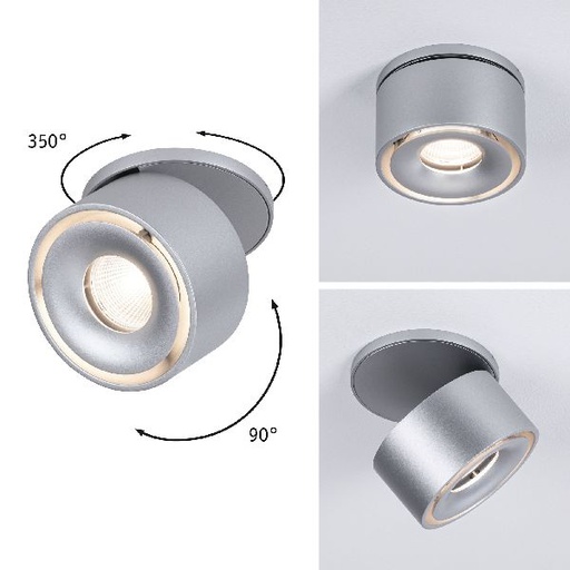 [PAU93374] Kit ENC Spircle 8W 36° 3000K 230/40V Chrome dép/Alu