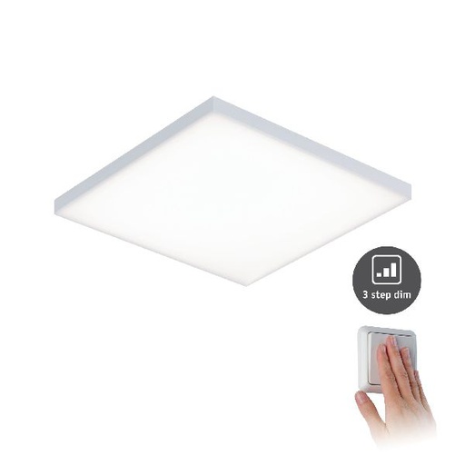 [PAU79821] Pann. LED WallCeilingVelora gra 295x 295mm 16,8W Blanc dépoli 230V Métal