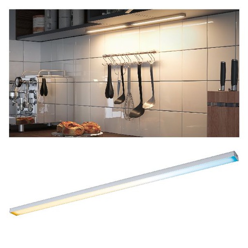 [PAU99969] Clever Connect Spot Barre 550mm 1x6W 2700-6500K 12V Chrome dépoli/Synthétique