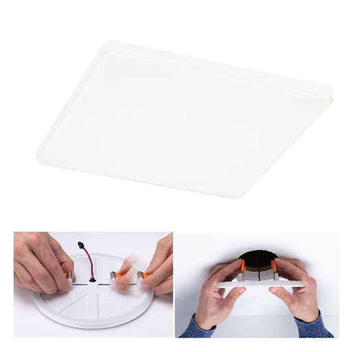 [PAU79955] P ENC Veluna VariFit Edge 200x200mm 40 17W blanc 230V
