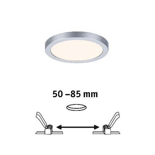 [PAU93033] Panneau ENC AREO VariFit IP44 6,5W 3000K 118mm Chrome mat syn