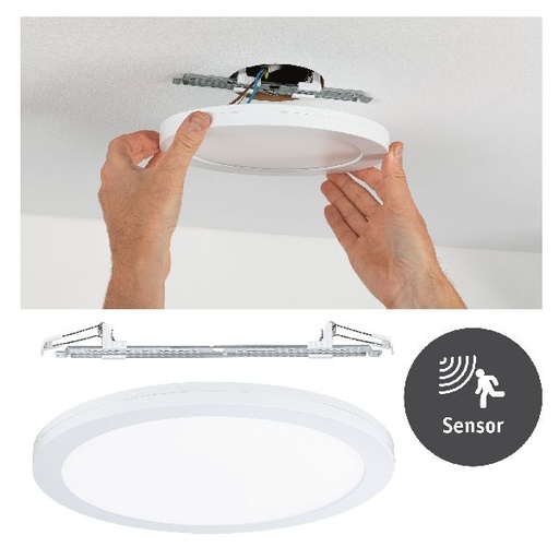 [PAU95392] Pann. ENC 2en1 Cover-it Sensor 22W 4000K 330mm 230V blanc dépoli/plastique