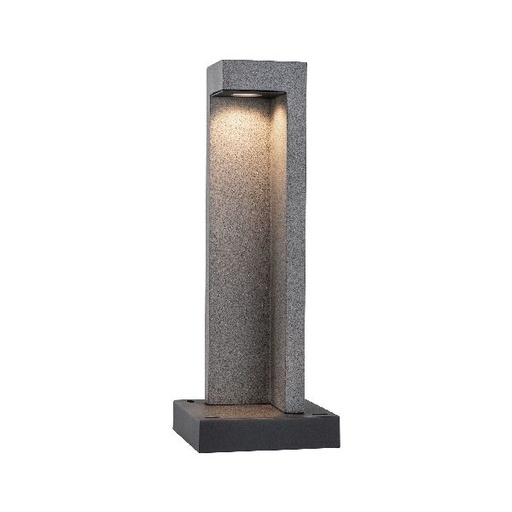 [PAU94501] Borne lumineuse 230V ext Concrea 6,8W IP65 black 3000K Sandstone Cement