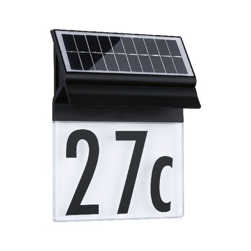 [PAU94694] Outdoor Solar Housenumber IP44 long oparation time