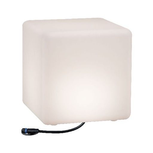 [PAU94181] Objet lumineux ext. Plug&amp;Shine Cube IP67 3000K 575lm 24V