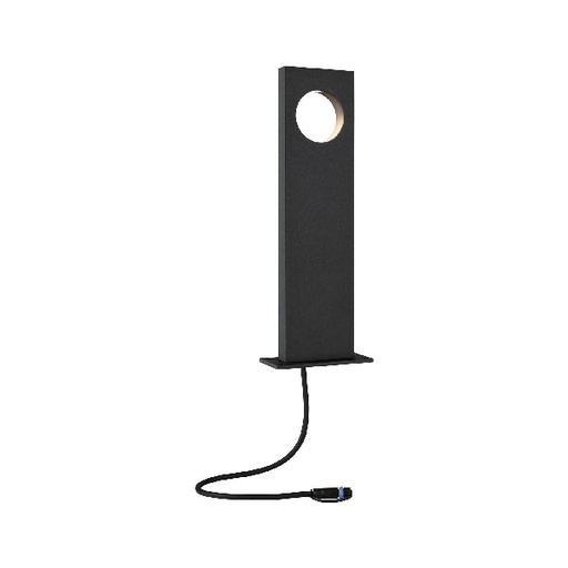 [PAU94372] Extérieur Plug + Shine Bollard 7W IP65 230V 3000K Alu Grey