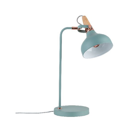 [PAU79651] Neordic Juna lampe de table max 1x20W E14Vert doux/Cuivre/Bois 120V Métal/Bois