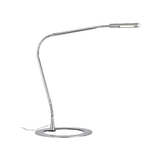 [PAU74995] Lampe à poser Plaza 3W LED 350mA Acier brossé 230/12V Métal