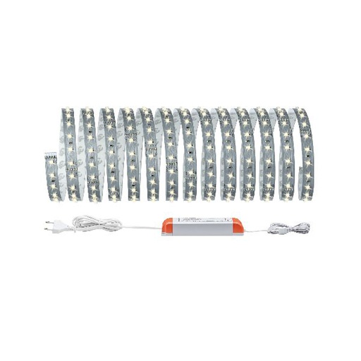 [PAU70604] MaxLED 500 set base 5m blanc chaud 33W 230/24V 75VA argent