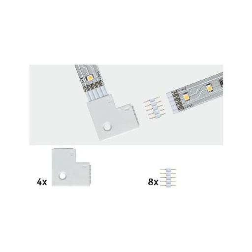 [PAU70616] Function MaxLED Edge-Connector quatro blanc