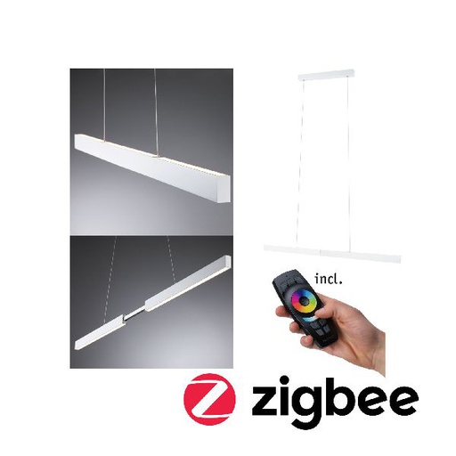 [PAU79889] Suspension Puric Aptare ZB grd LED 1x18W Blanc dépoli 230V Métal